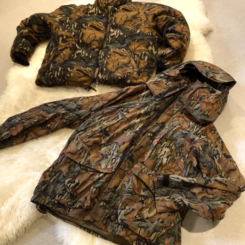 Mens BROWNING hunting coat with inner down jkt as liner.